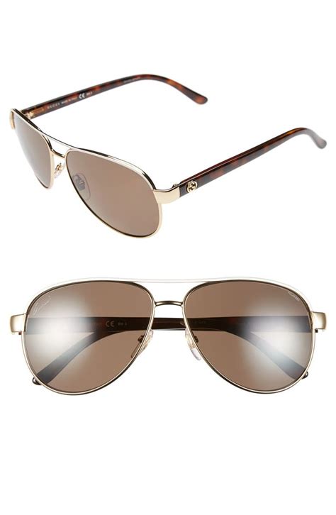 gucci clear acetate glasses|Gucci 58mm polarized aviator sunglasses.